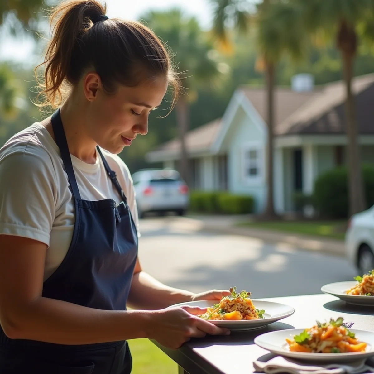 Residential roofing project and neighborhood architecture in East Palatka FL