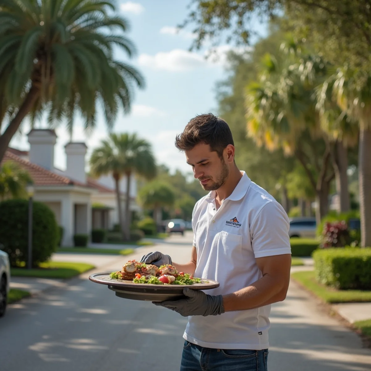 Residential roofing project and neighborhood architecture in Holly Hill FL