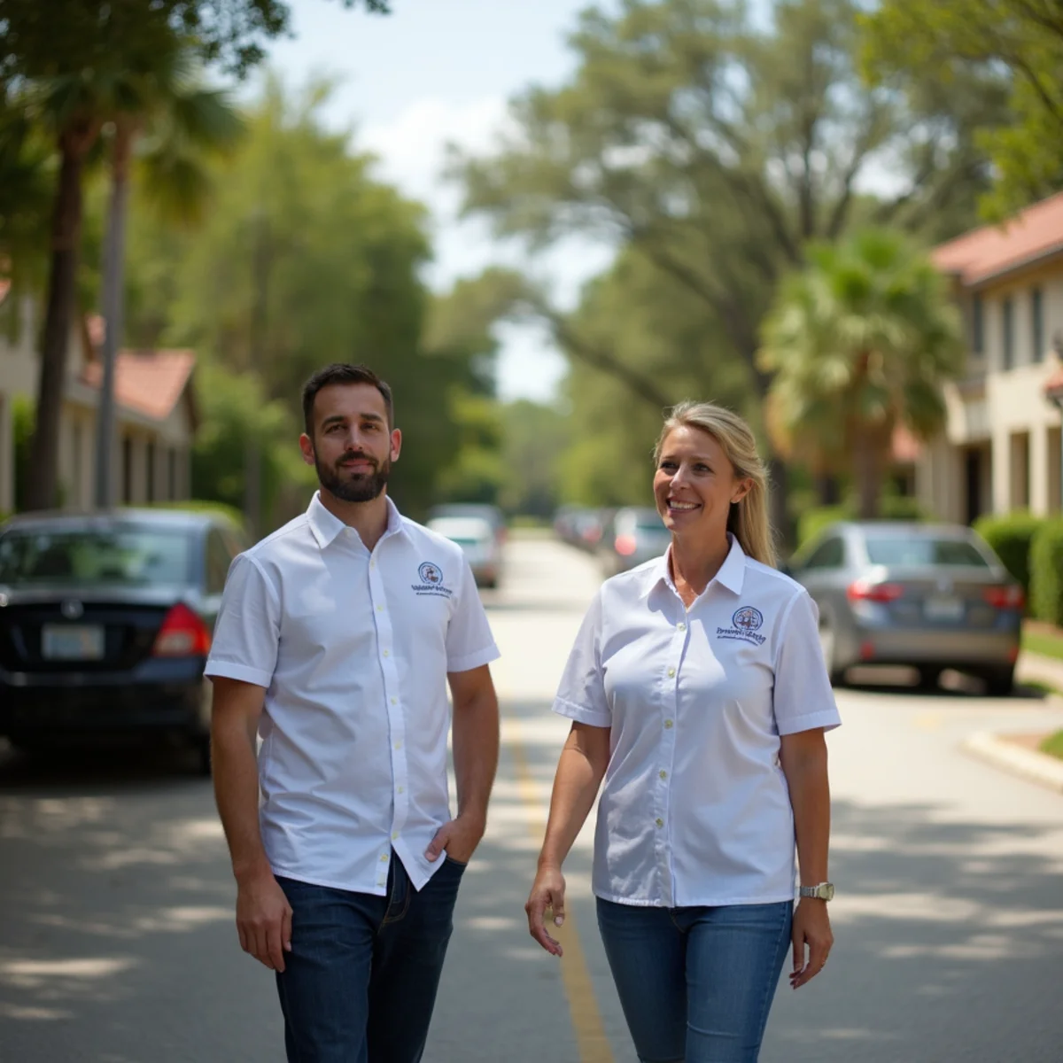 Residential roofing project and neighborhood architecture in Lake Mary FL