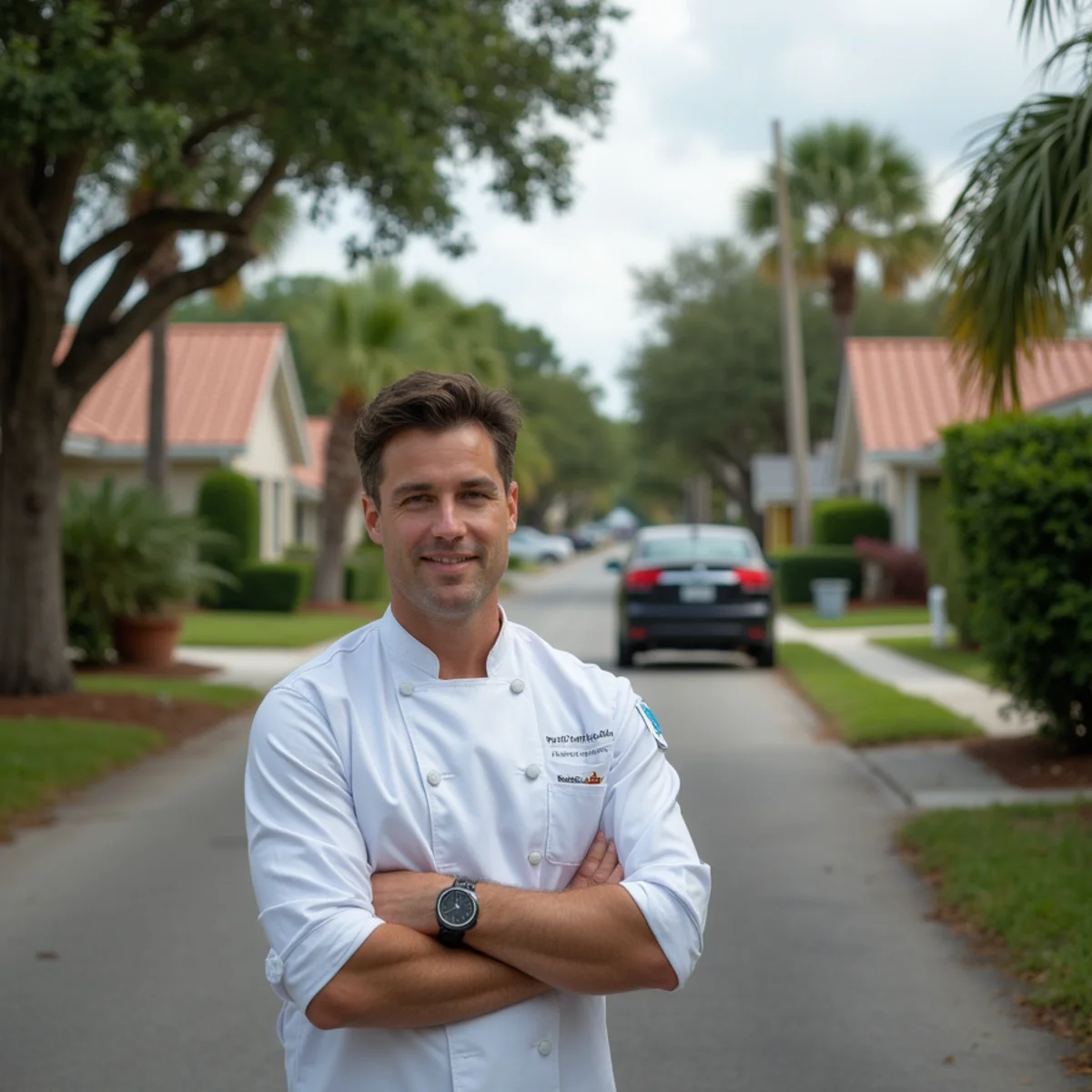 Residential roofing project and neighborhood architecture in Longwood FL