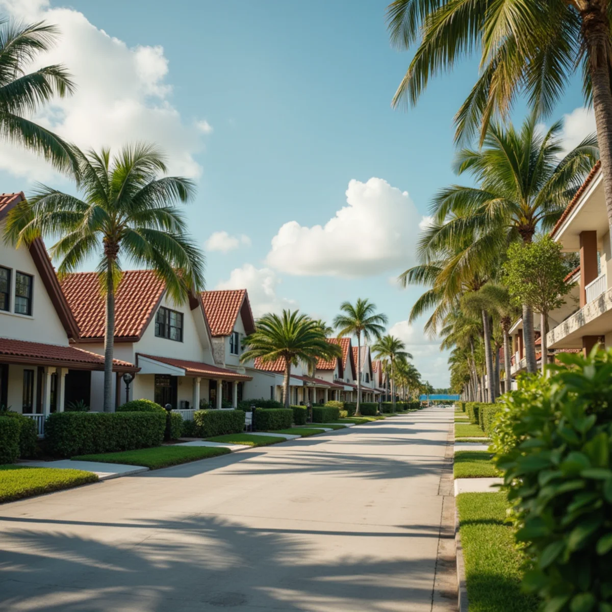 Residential roofing project and neighborhood architecture in Palm Valley FL